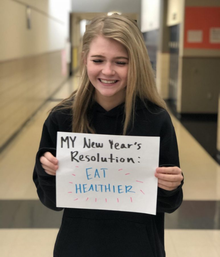 Happy, Healthy New Year - Students make New Years resolutions to improve themselves. They make them, and break them, sometimes before the end of January. Making a New Years resolution is a small step but crucial to learn goal setting.