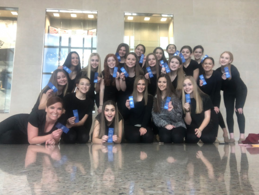Dancers get the Dub - The Wakeland dancers flex their skills and bring home the blue ribbon.