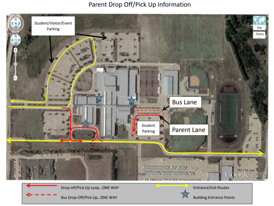 Stop in the name of the law - Wakeland changes traffic flowing a new way at end of day. 