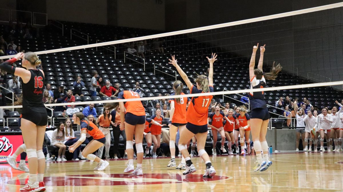 Wakeland wins Tuesday's 5A Division II volleyball state semifinal match against Argyle. The winning "kill" against Argyle was unreturnable by the opposition in the last set of the game. This is the first time Wakeland volleyball is in the playoffs.