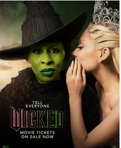 Wicked is in theaters Nov. 22, 2024