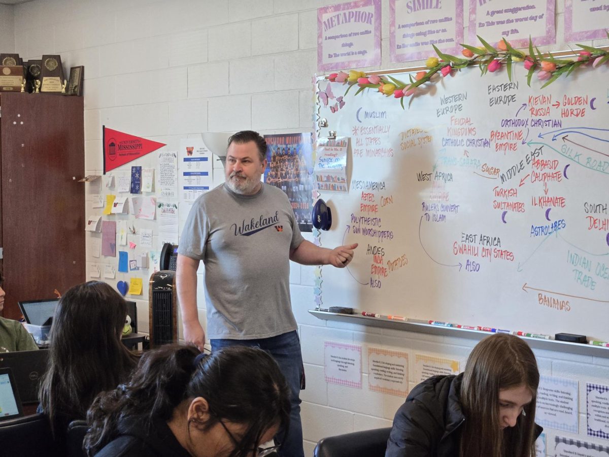 Mr. Laine makes history fun for all his students.