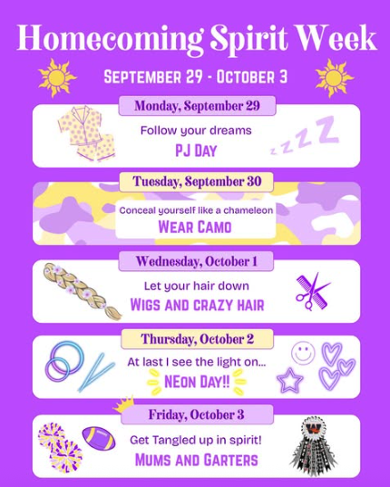 Homecoming Dress Up Days