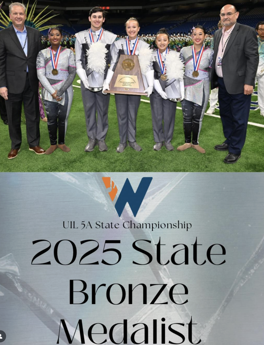 "We are proud to announce that the Wakeland High School Band’s 2025 marching production, Fractured, earned the Bronze Medal at the UIL 5A State Marching Band Championship!

Congratulations on a phenomenal season 🩵" said Wakeland Band directors, via Instagram